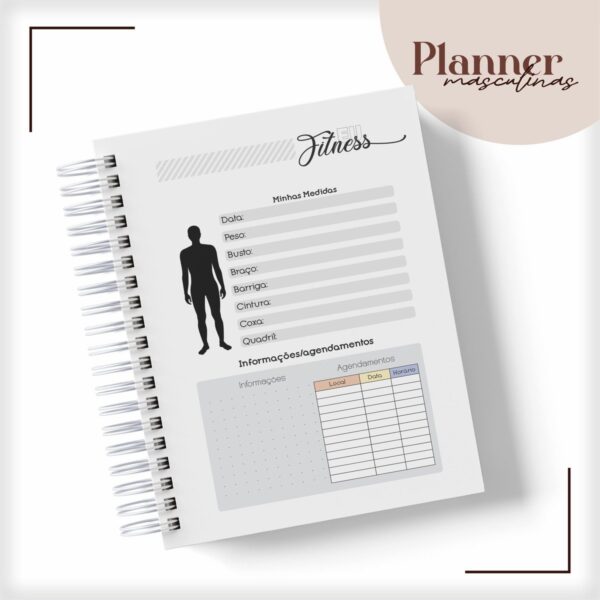 Pack Planners Masculinos - Arquivo Digital
