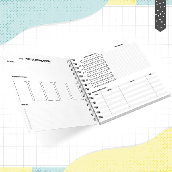 Pack Rotinas de Estudos Menina e Menino - Arquivo Digital - Imagem 5