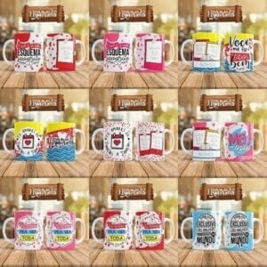 Pack Sublimação Artes Canecas Dia Dos Namorados 5.0 Arquivo