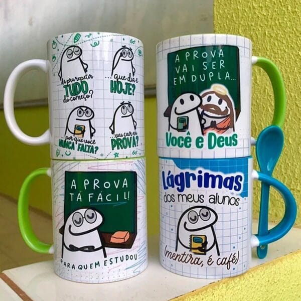 Pacote Artes Caneca Dia Dos Professores Flork 25 Arquivos