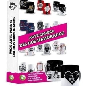 Pacote Artes Sublimação Dia Dos Namorados 4.0 Editável Corel