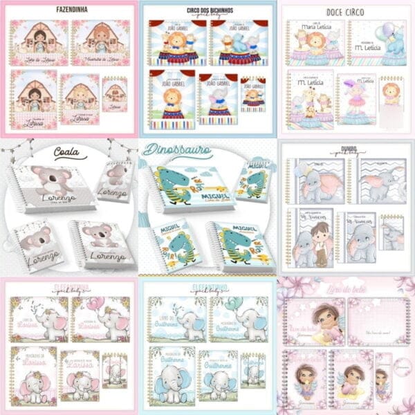Pacote Cadernetas De Vacina E Livro Infantil Em Pdf E Jpg