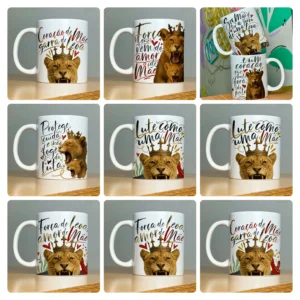 Pacote Dia das Mães - Artes para Caneca Mãe Leoa