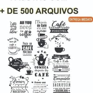 Pacote Vetores Frases Cozinha Cafe Adesivos Lase Router Cnc