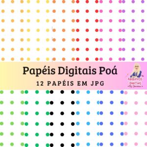 papeis digitais poa jpg papel e scrapbook 2