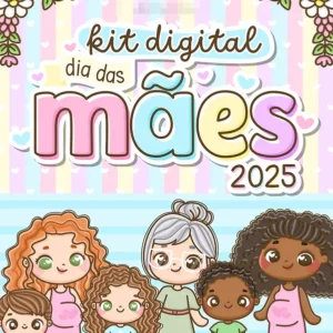 PDF para Sublimação e Scrapbooking Dia das Mães