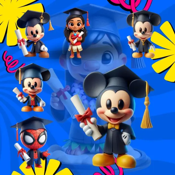 Personagens De Formatura Estilizados Kit Digital Em Png 2