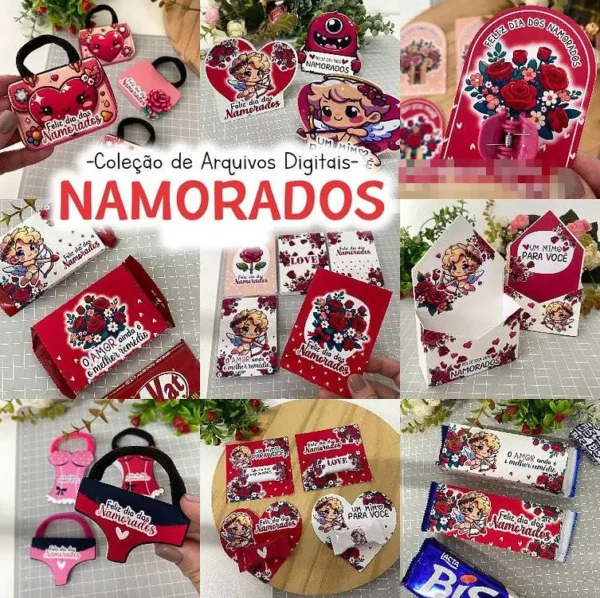 Personalize o Dia dos Namorados Arquivos de Corte Exclusivos