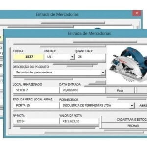 Planilha Controle Estoque Almoxarifado Excel Simples Prática