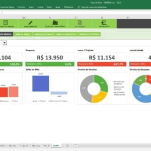 Planilha Excel Para Controle De Fluxo De Caixa Empresarial