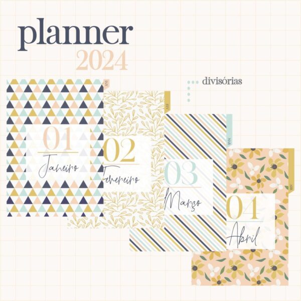 Planner 2024 Feminino - Arquivo Digital