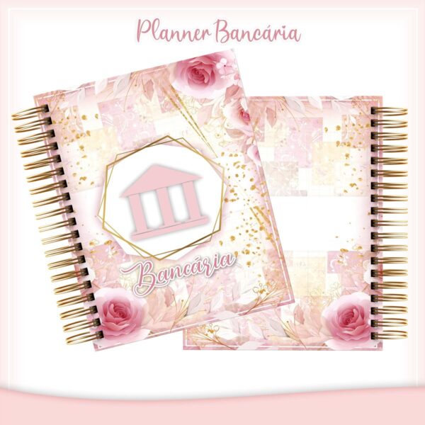 Planner Bancária Feminino - Arquivo Digital