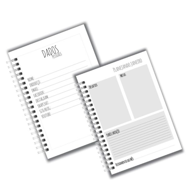 Planner Bancário Masculino - Arquivo Digital - Imagem 2