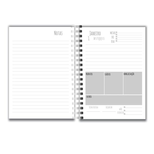 Planner Bancário Masculino - Arquivo Digital - Imagem 3