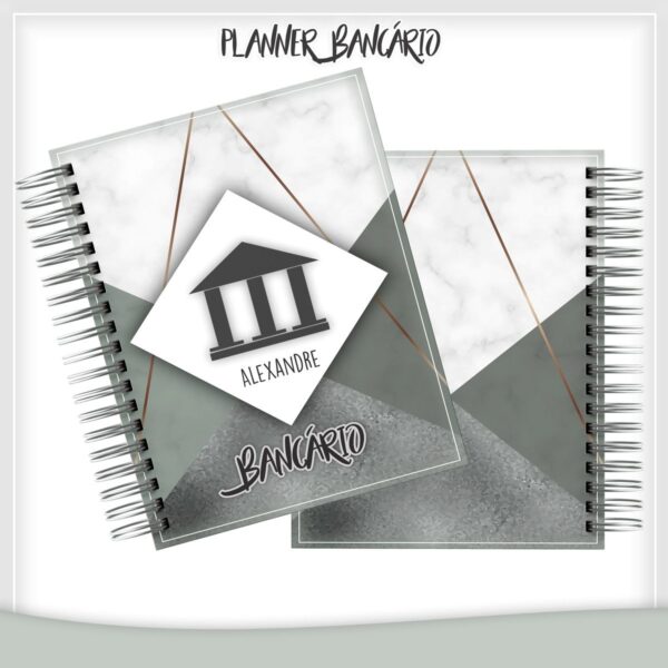 Planner Bancário Masculino - Arquivo Digital