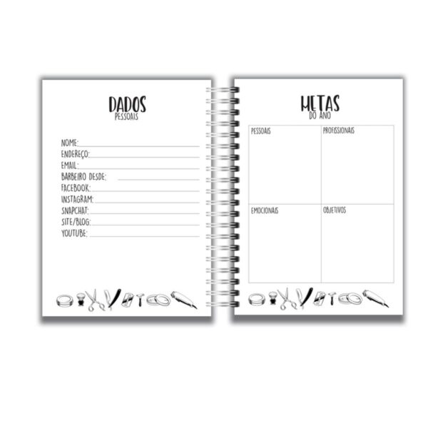 Planner Barbearia - Arquivo Digital - Imagem 2