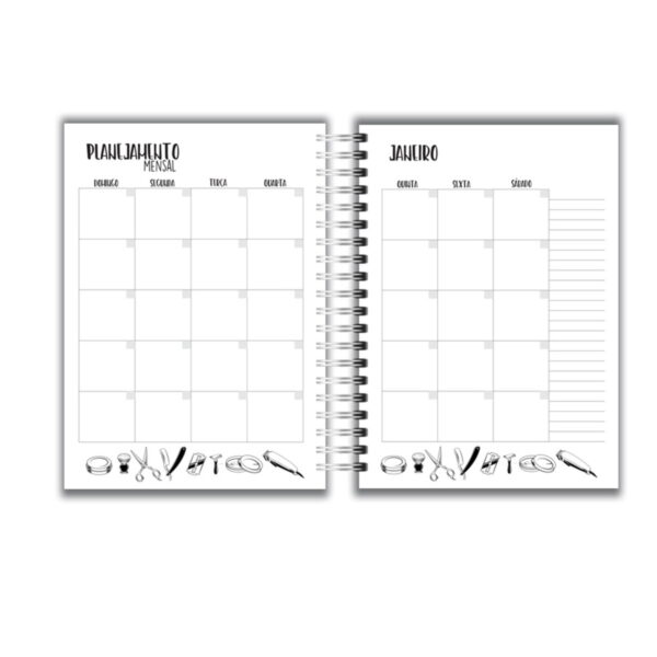 Planner Barbearia - Arquivo Digital - Imagem 3