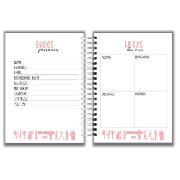 Planner Cabeleireira - Arquivo Digital - Imagem 2