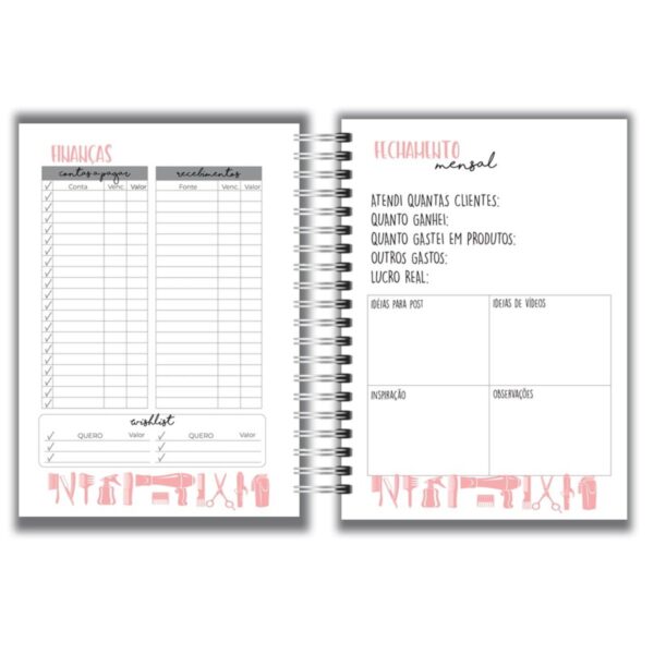 Planner Cabeleireira - Arquivo Digital - Imagem 4