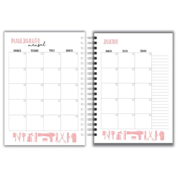 Planner Cabeleireira - Arquivo Digital - Imagem 3