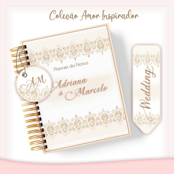 Planner da Noiva Dourado - Arquivo Digital