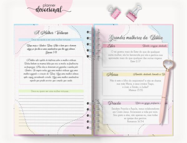 Planner Devocional "Ele é meu Deus" - Arquivo Digital - Imagem 2