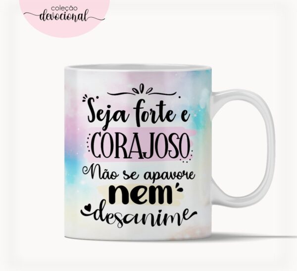 Planner Devocional "Seja Forte e Corajoso" - Arquivo Digital - Imagem 4