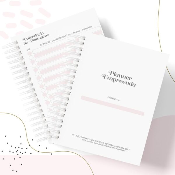 Planner Empreenda Feminino - Arquivo Digital