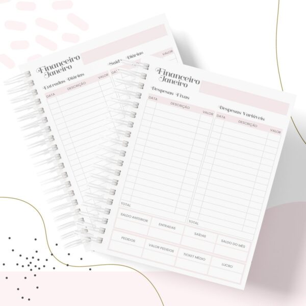 Planner Empreenda Feminino - Arquivo Digital