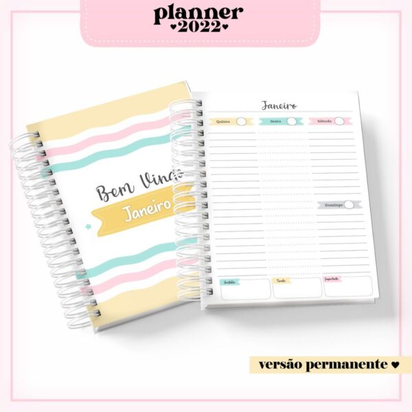 Planner Feminino Permanente 02 - Arquivo Digital