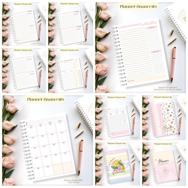 Planner Financeiro 2025 Feminino - Arquivo Digital - Imagem 5