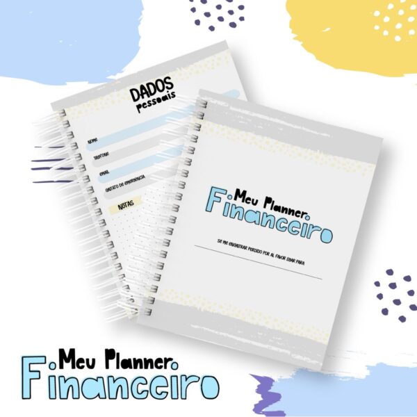 Planner Financeiro Teen Menino - Arquivo Digital