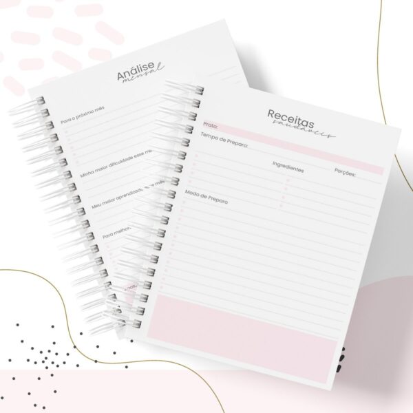 Planner Fitness Feminino Permanente - Arquivo Digital