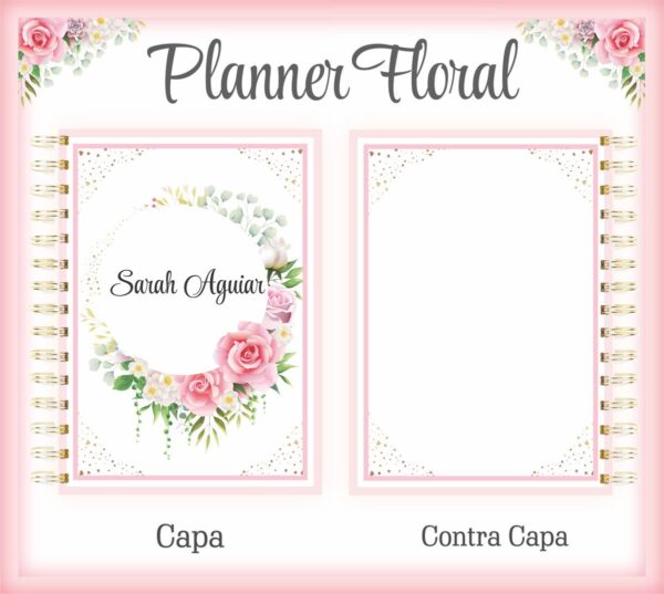 Planner Floral - Arquivo Digital
