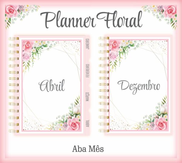 Planner Floral - Arquivo Digital - Imagem 2