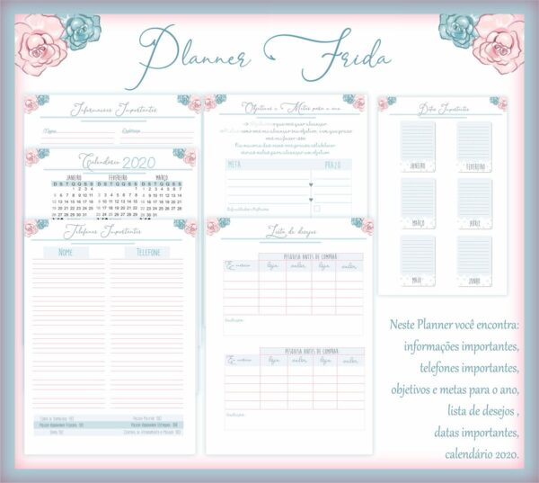 Planner Frida - Arquivo Digital - Imagem 5
