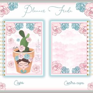 planner frida arquivo digital papelaria