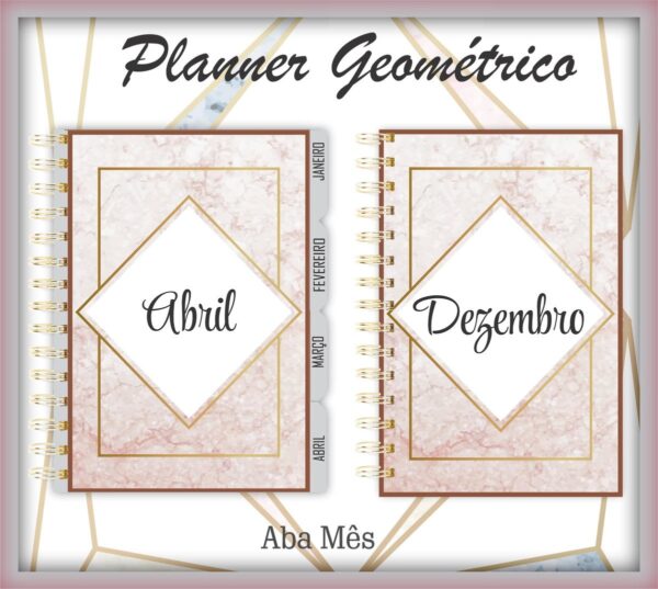 Planner Geométrico - Arquivo Digital - Imagem 2