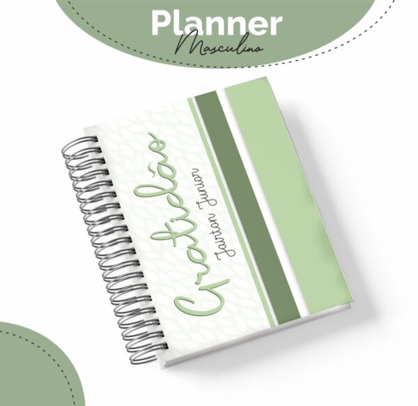 Planner Masculino Gratidão - Arquivo Digital