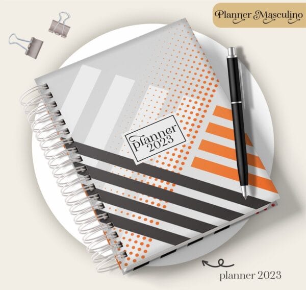 Planner Masculino Mod 05 - Arquivo Digital