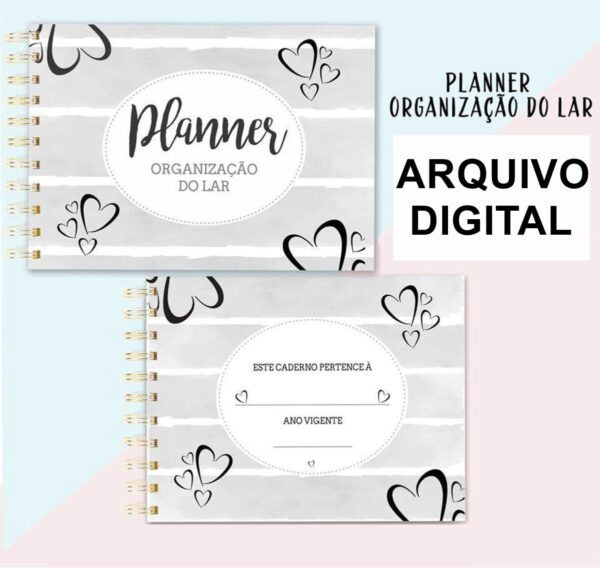 Planner Organização do Lar - Arquivo Digital - Imagem 2