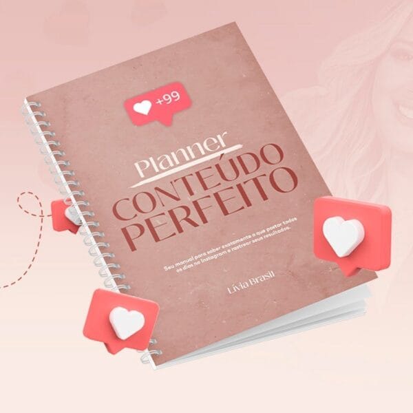 Planner Redes Sociais Conteúdo Perfeito Lívia Brasil Em Pdf