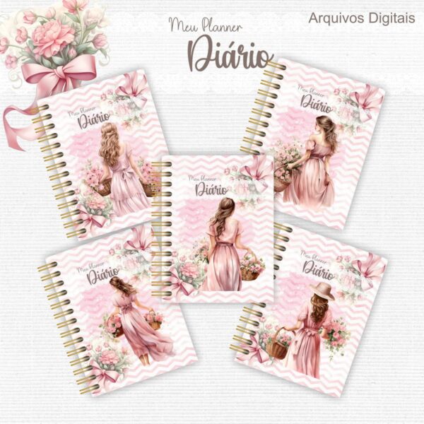 Planner Rose 2025 - Arquivo Digital - Imagem 4