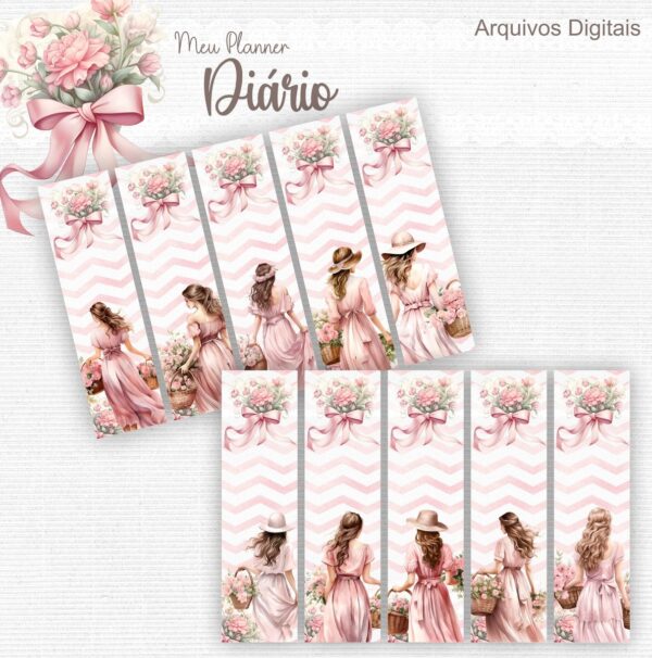 Planner Rose 2025 - Arquivo Digital - Imagem 3
