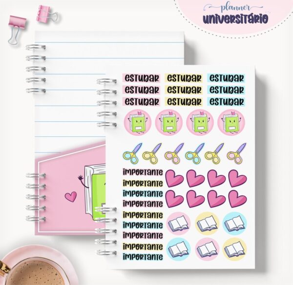 Planner Universitário Mod 01 - Arquivo Digital