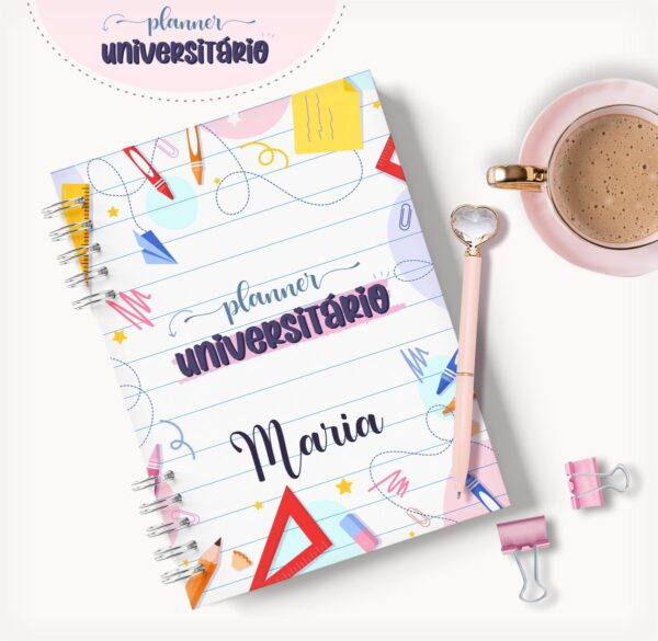 Planner Universitário Mod 01 - Arquivo Digital