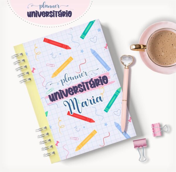 Planner Universitário Mod 03 - Arquivo Digital