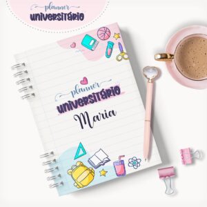 Planner Universitário Mod 04 - Arquivo Digital