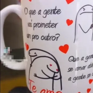 PNG de Frase Poética para Personalização de Caneca