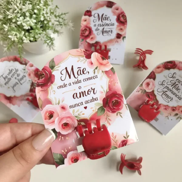 Presente Criativo Mães: Arquivo PDF com Tema Floral